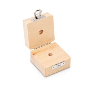Wooden box for individual weights (Cylindrical/compact, 5 g)