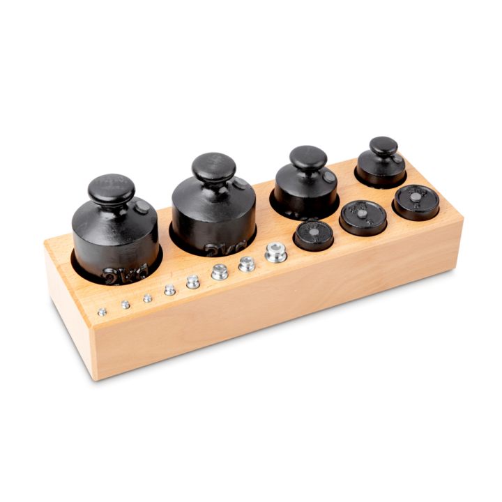 Zestaw odważników KERN 362‑97, klasa OIML M3, 1 g – 2 kg