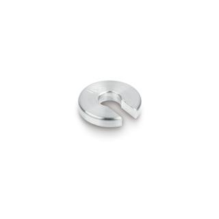 Individual weight (Newton), 10 cN, Slot weight (Type A), stainless steel fine turned