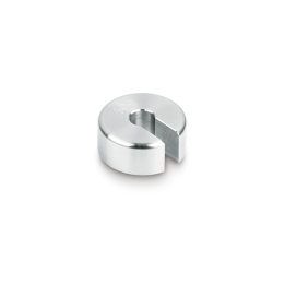 Individual weight (Newton), 50 cN, Slot weight (Type A), stainless steel fine turned