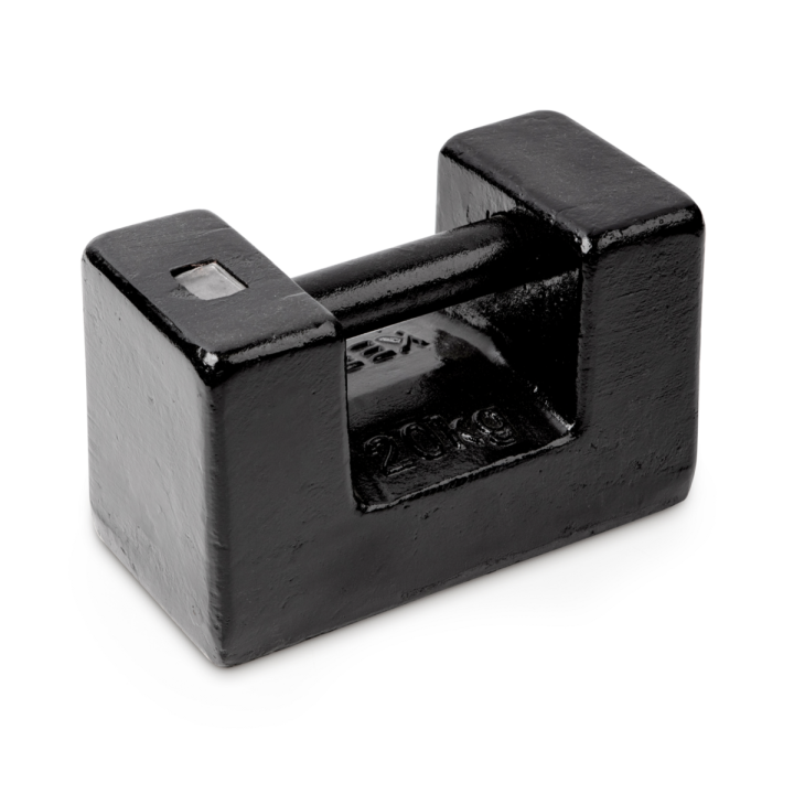 Individual weight, OIML Class M1, 20 kg, Block Eco, cast iron lacquered