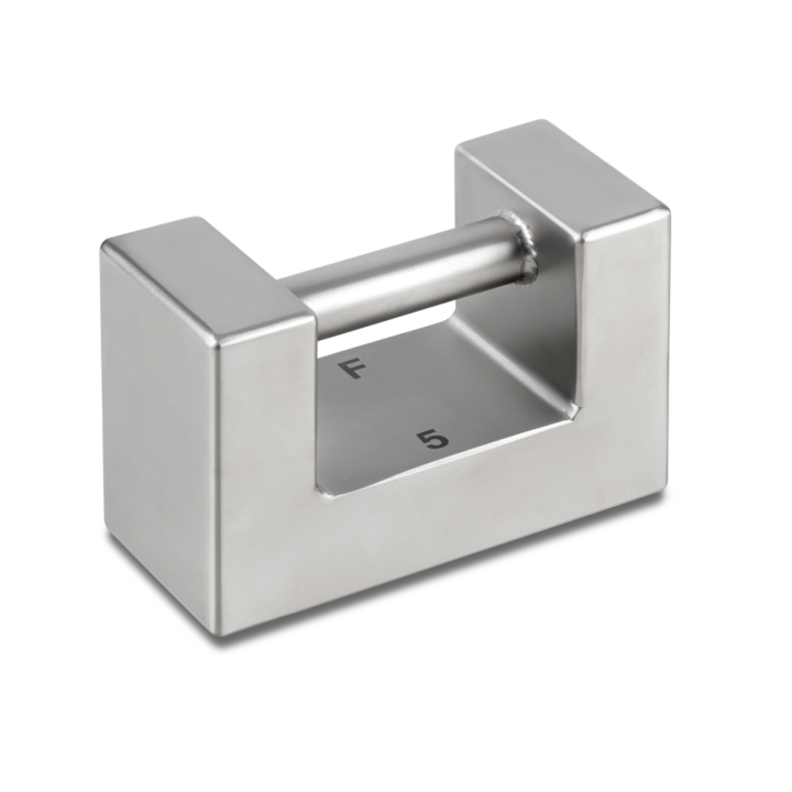 Individual weight, OIML Class F2, 20 kg, Block, stainless steel