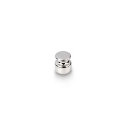 Individual weight, OIML Class E1, 1 g, Knob, stainless steel polished