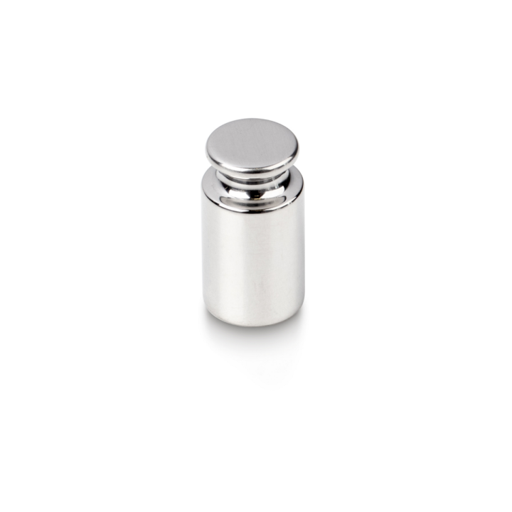 Individual weight, OIML Class E1, 10 g, Knob, stainless steel polished