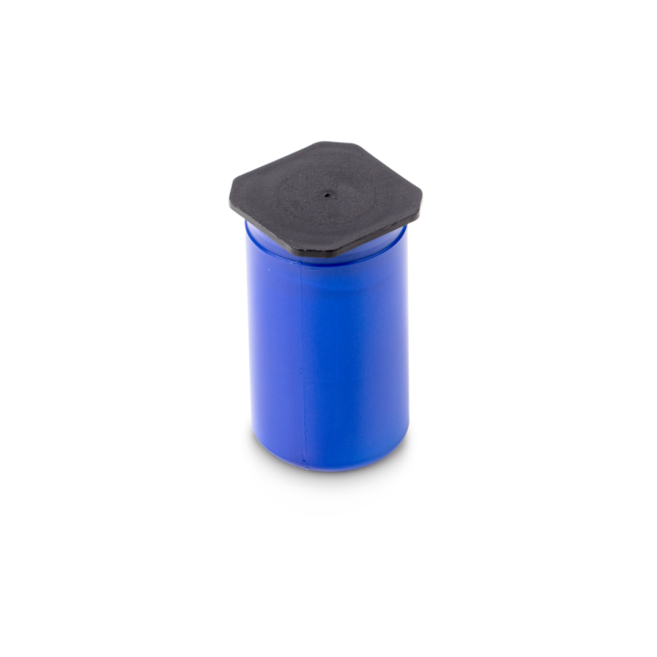 Plastic box for individual weights (Cylindrical/compact, 50 g)
