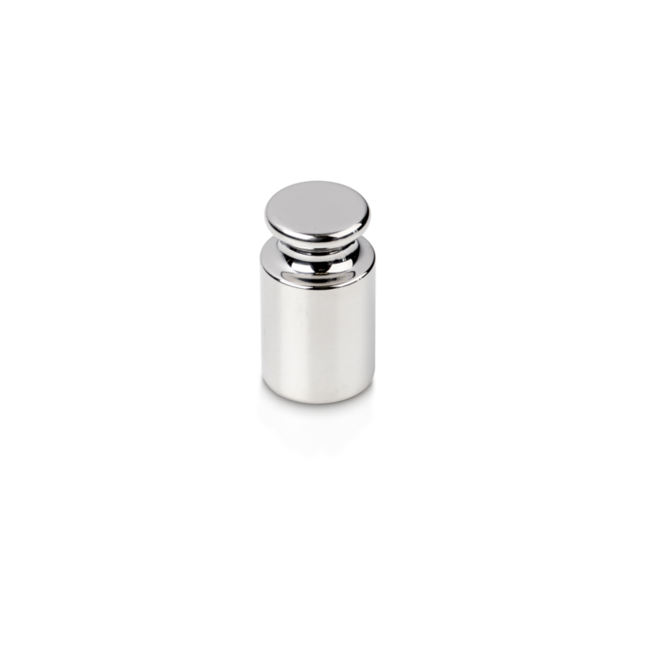 Individual weight, OIML Class E1, 100 g, Knob, stainless steel polished