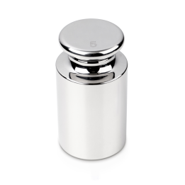 Individual weight, OIML Class E1, 5 kg, Knob, stainless steel polished