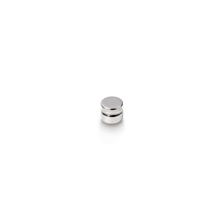 Individual weight, OIML Class E2, 1 g, Compact form, stainless steel polished