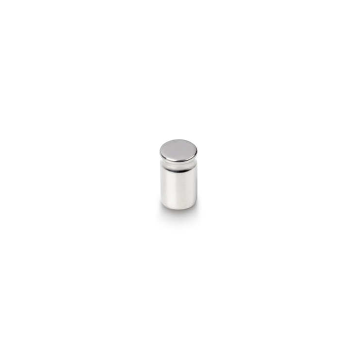Individual weight, OIML Class E2, 2 g, Compact form, stainless steel polished