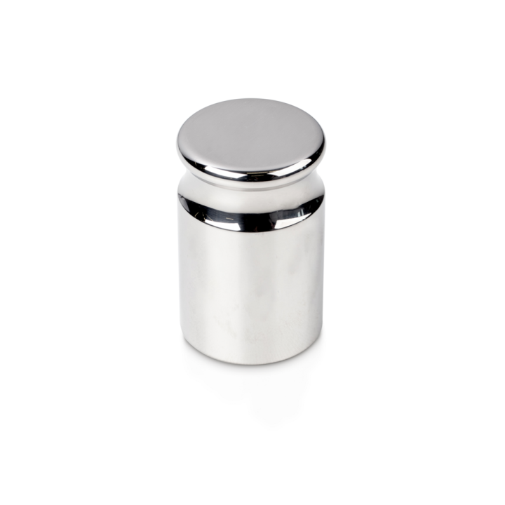 Individual weight, OIML Class E2, 2 kg, Compact form, stainless steel polished