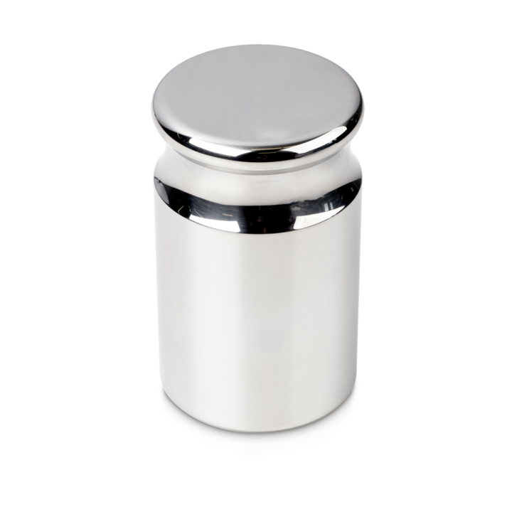 Individual weight, OIML Class E2, 5 kg, Compact form, stainless steel polished