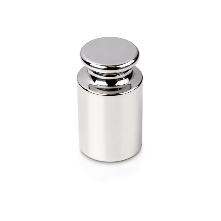 Individual weight, OIML Class E2, 500 g, Knob, stainless steel polished