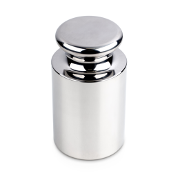 Individual weight, OIML Class E2, 50 kg, Knob, stainless steel polished