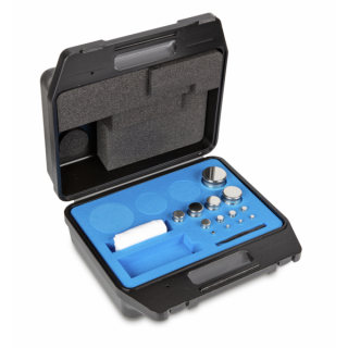 Zestaw odważników 312-064 E2 (1 g – 1 kg) ze stali nierdzewnej w etui. Idealny do kalibracji wag. Zamów online już dziś!