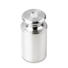 Individual weight, OIML Class F2, 5 kg, Knob, stainless steel fine turned