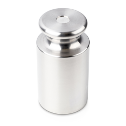 Individual weight, OIML Class F2, 10 kg, Knob, stainless steel fine turned