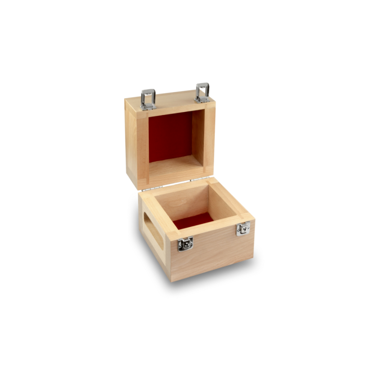 Wooden box for individual weights (Check weight, 50 kg)