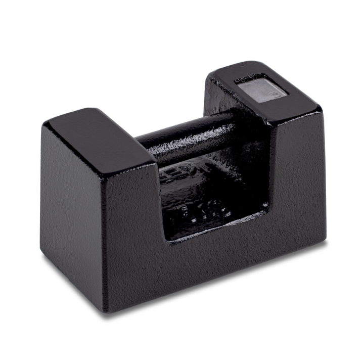 Individual weight, OIML Class M2, 5 kg, Block, cast iron lacquered