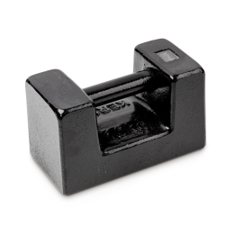 Individual weight, OIML Class M2, 10 kg, Block, cast iron lacquered