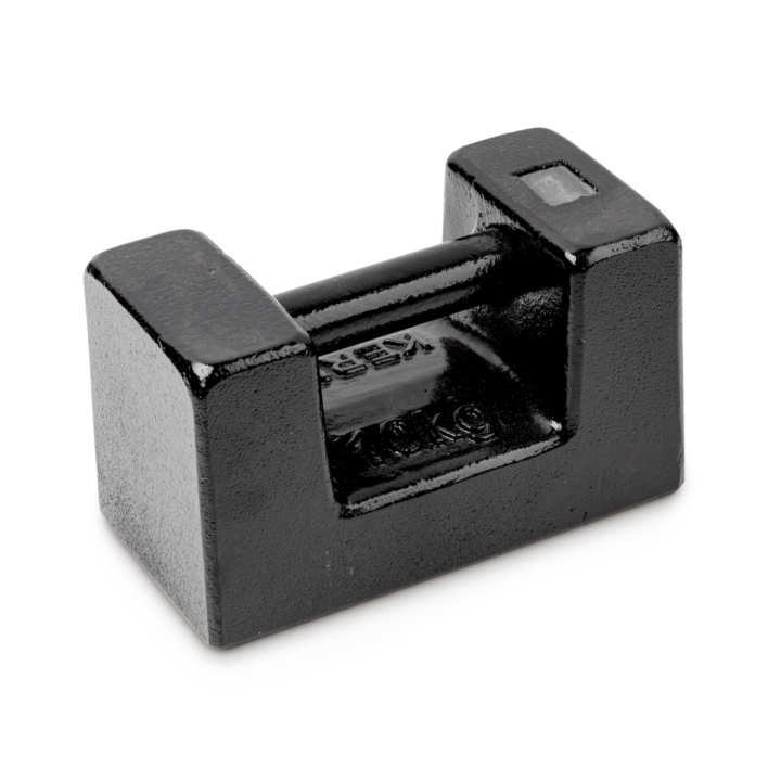 Individual weight, OIML Class M2, 10 kg, Block, cast iron lacquered