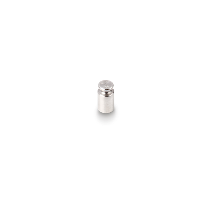 Individual weight, OIML Class M2, 2 g, Knob, stainless steel fine turned