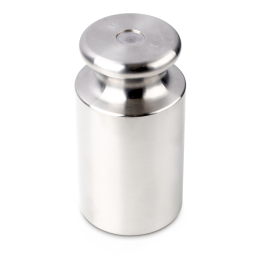 Individual weight, OIML Class M2, 10 kg, Knob, stainless steel fine turned