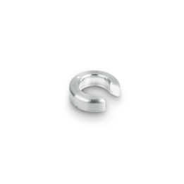 Individual weight, OIML Class M1, 1 g, Slot weight (Type A), stainless steel fine turned