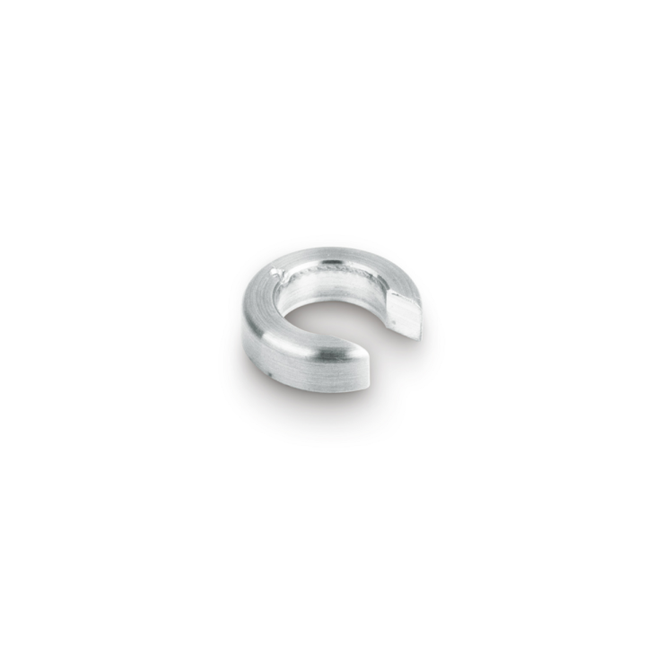 Individual weight, OIML Class M1, 2 g, Slot weight (Type A), stainless steel fine turned