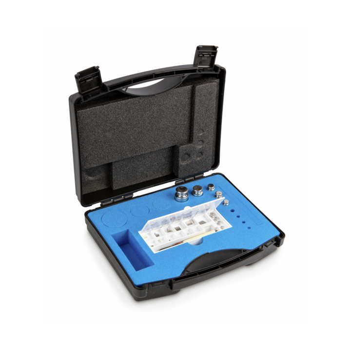 Zestaw odważników 313-034 E2 (1 mg – 100 g) ze stali nierdzewnej w etui. Idealny do kalibracji wag. Zamów online już dziś!