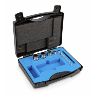 Zestaw odważników 314-044 E2 (1 g – 200 g) ze stali nierdzewnej w etui. Idealny do kalibracji wag. Zamów online już dziś!