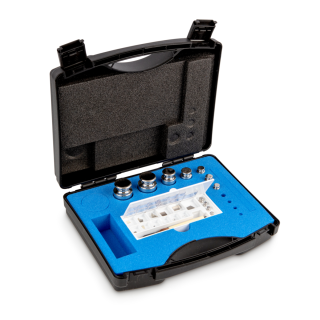 Weight set, F1, 1 mg - 200 g, Eco Shape, stainless steel polished, in plastic case