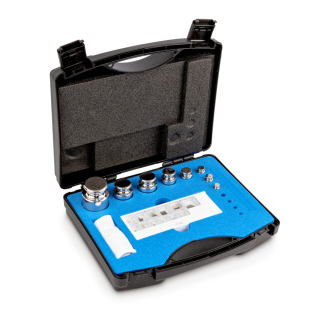 Weight set, F1, 1 mg - 500 g, Eco Shape, stainless steel polished, in plastic case