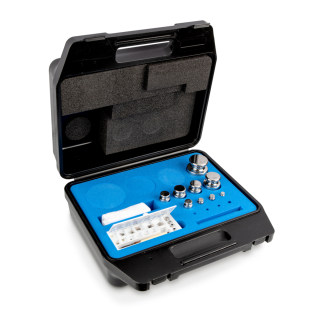 Weight set, F1, 1 mg - 1 kg, Eco Shape, stainless steel polished, in plastic case