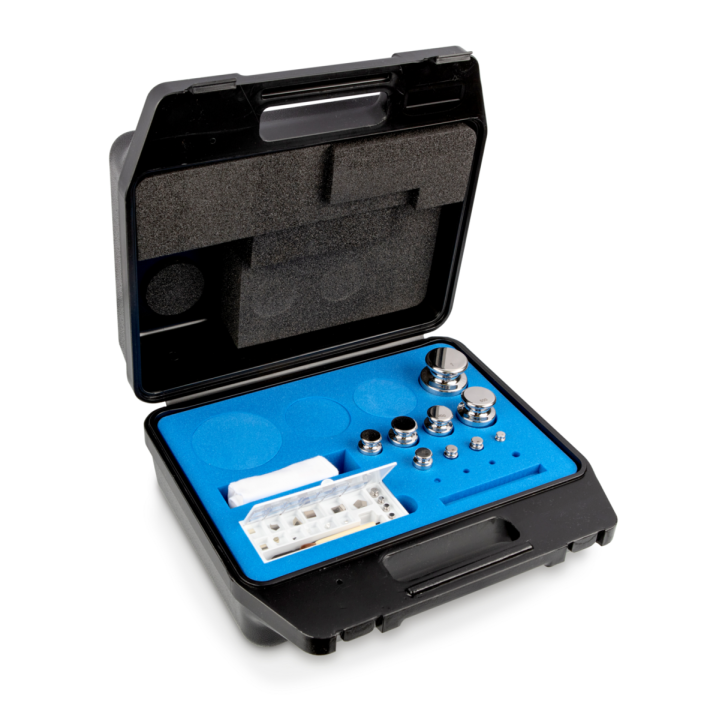 Weight set, F1, 1 mg - 1 kg, Eco Shape, stainless steel polished, in plastic case