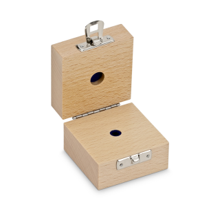 Wooden box for individual weights (Cylindrical/compact, 2 g)