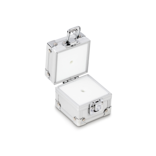 Aluminium protective box for individual weights (Cylindrical/compact, 5 g)