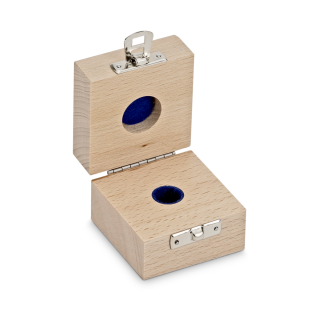 Wooden box for individual weights (Cylindrical/compact, 20 g)
