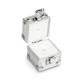 Aluminium protective box for individual weights (Cylindrical/compact, 20 g)