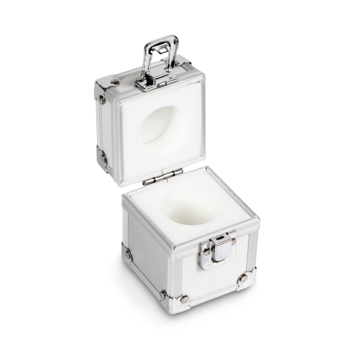 Aluminium protective box for individual weights (Cylindrical/compact, 500 g)