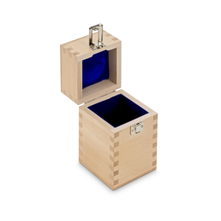 Wooden box for individual weights (Cylindrical/compact, 5 kg)