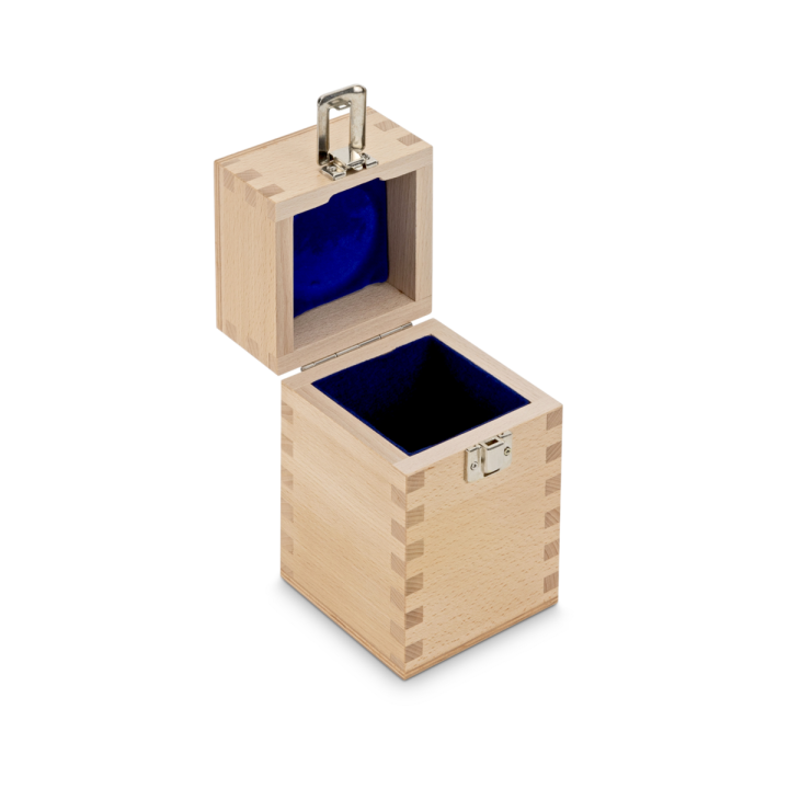 Wooden box for individual weights (Cylindrical/compact, 5 kg)