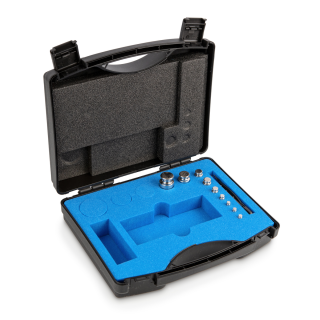 Zestaw odważników 304-034 E1 (1 g – 100 g) ze stali nierdzewnej w etui. Idealny do kalibracji wag. Zamów online już dziś!