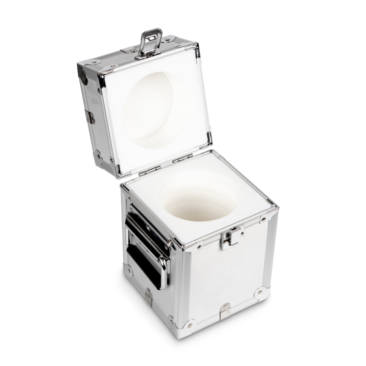 Aluminium protective box for individual weights (Cylindrical/compact, 10 kg)