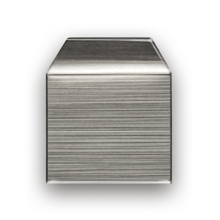 Milligram weights, F2, 2 mg, Platelet, stainless steel polished