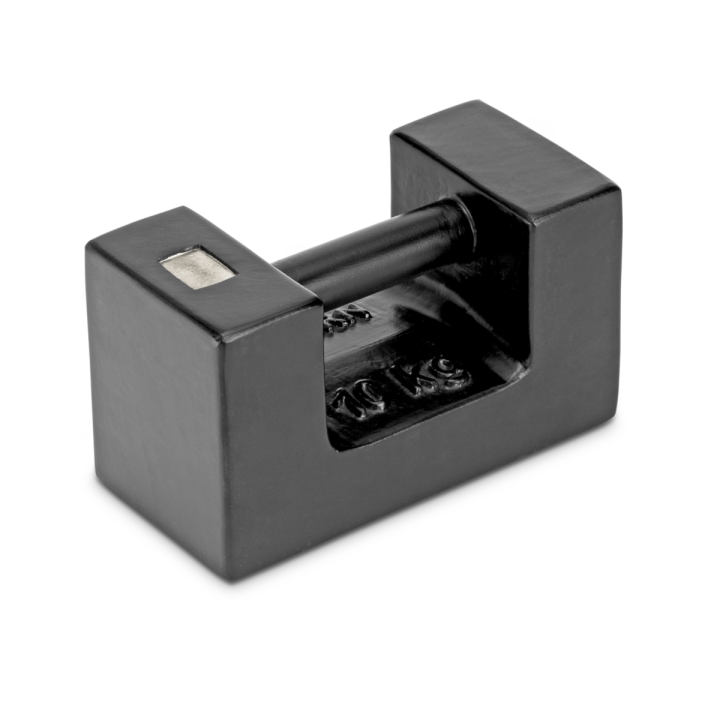 Individual weight, OIML Class M3, 10 kg, Block Eco, cast iron lacquered
